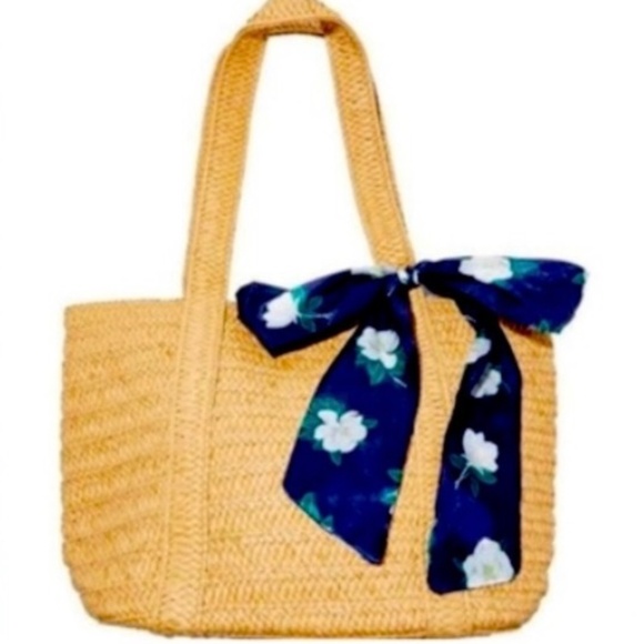 Draper James Everyday Straw Tote - Picture 1 of 3